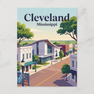 Carte Postale Cleveland, Mississippi