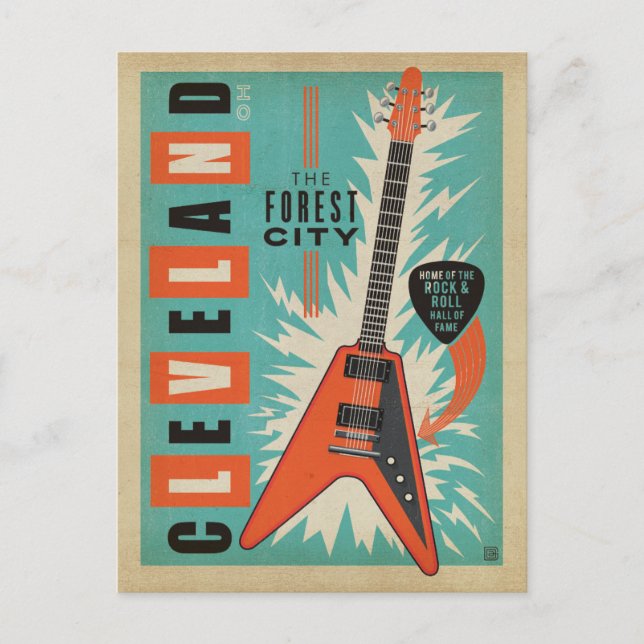 Carte Postale Cleveland, OH (Devant)