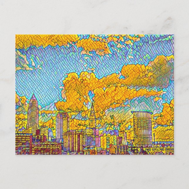 Carte postale Cleveland Ohio Mosaic (Devant)