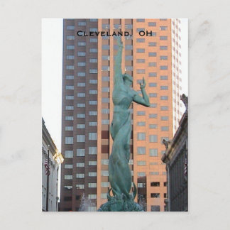 Carte postale Cleveland Ohio Peace Statue