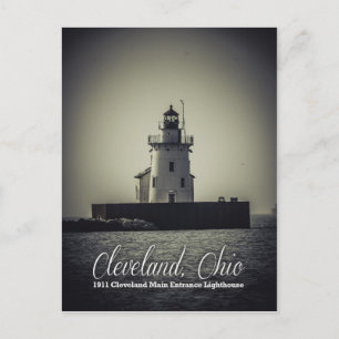 Carte Postale Cleveland, Ohio - Phare de l'entrée principale 191