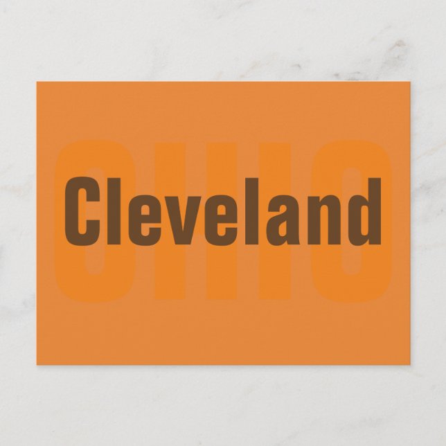 Carte Postale Cleveland, Ohio Postcard (Devant)