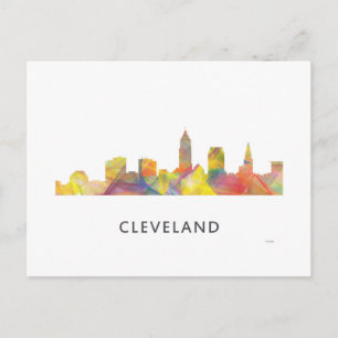 CARTE POSTALE CLEVELAND, OHIO SKYLINE WB1 -