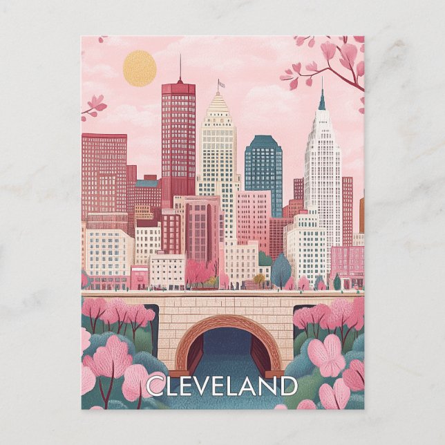 Carte Postale Cleveland Ohio Travel (Devant)
