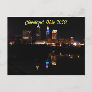 Carte postale Cleveland, Ohio USA (River Reflectio