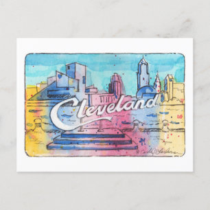 Carte postale Cleveland Sign North Coast Harbour