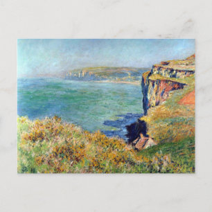 Carte Postale Cliff at Grainval by Claude Monet