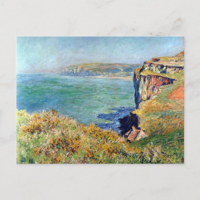 Carte Postale Cliff at Grainval by Claude Monet (Devant)
