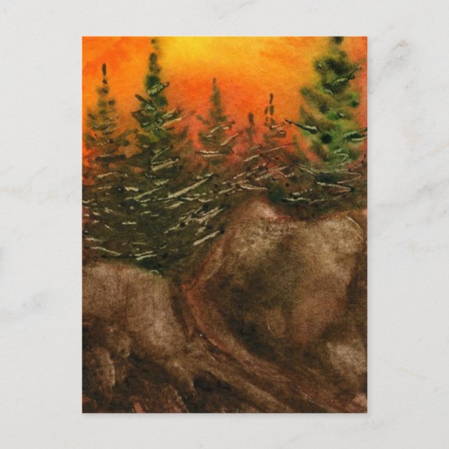 Carte postale "Cliff Hanger #11" Country Roads (Devant)