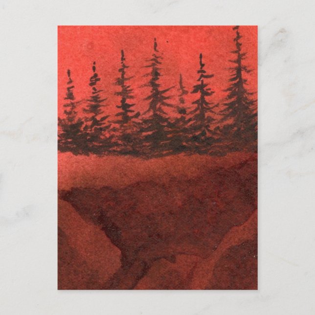 Carte postale "Cliff Hanger #14" Country Roads (Devant)