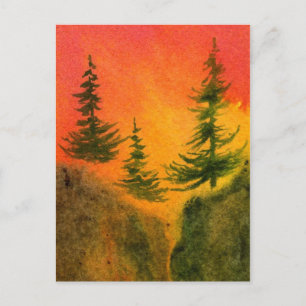 Carte postale "Cliff Hanger #15" Country Roads