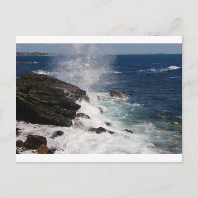 Carte Postale Cliff Walk à Newport, RI (Devant)