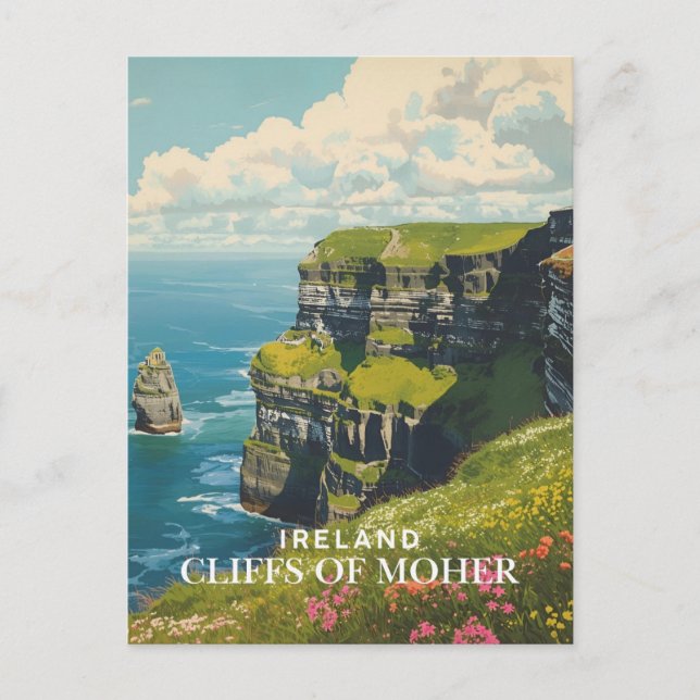 Carte Postale Cliffs of Moher (Devant)