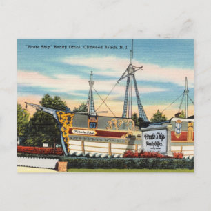 Carte Postale Cliffwood, Plage, New Jersey