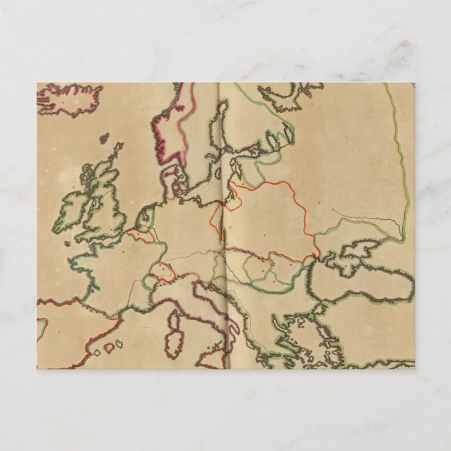 Carte Postale Climat européen (Devant)