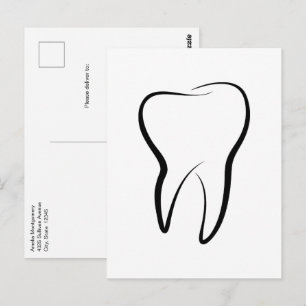 Carte Postale Clinique de dentisterie dentaire hygiène bucco-den
