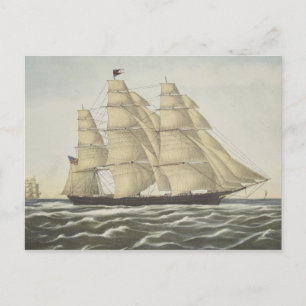 Carte Postale Clipper Ship