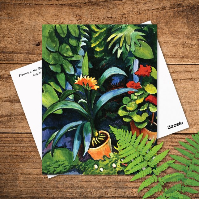 Carte Postale Clivia et Geraniums August Macke (Créateur téléchargé)