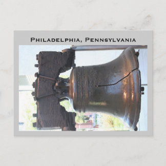 Carte Postale cloche de liberté, Philadelphie, Pennsylvanie