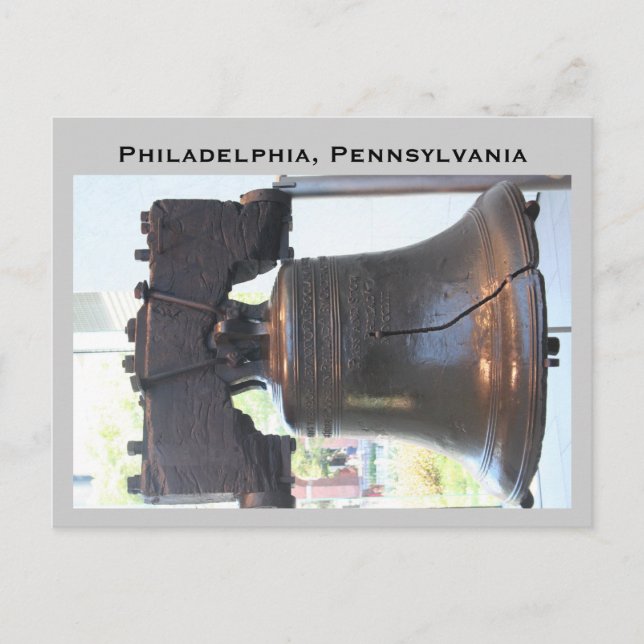 Carte Postale cloche de liberté, Philadelphie, Pennsylvanie (Devant)