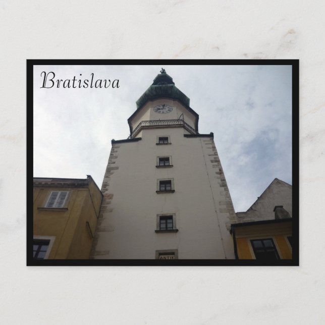 Carte Postale clocher de bratislava (Devant)