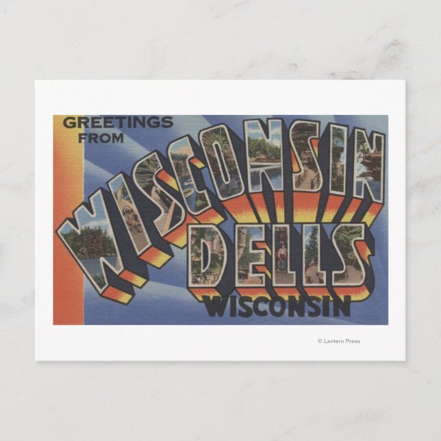 Carte Postale Cloches du Wisconsin, Wisconsin - Scènes de grande (Devant)