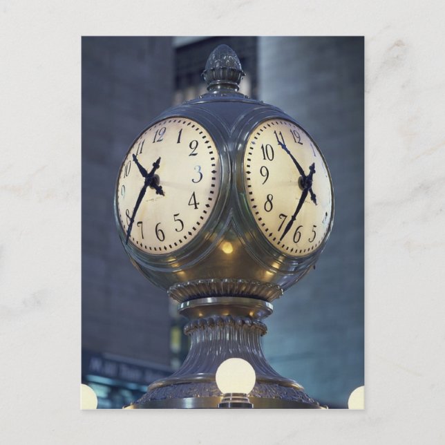 Carte Postale Clock Concourse Grand Central Station New York (Devant)