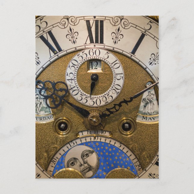 Carte Postale Close up of old clock, Germany (Devant)
