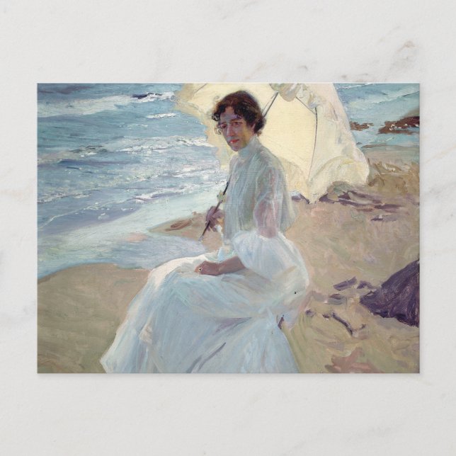 Carte Postale Clotilde on the Beach - Joaquín Sorolla (Devant)