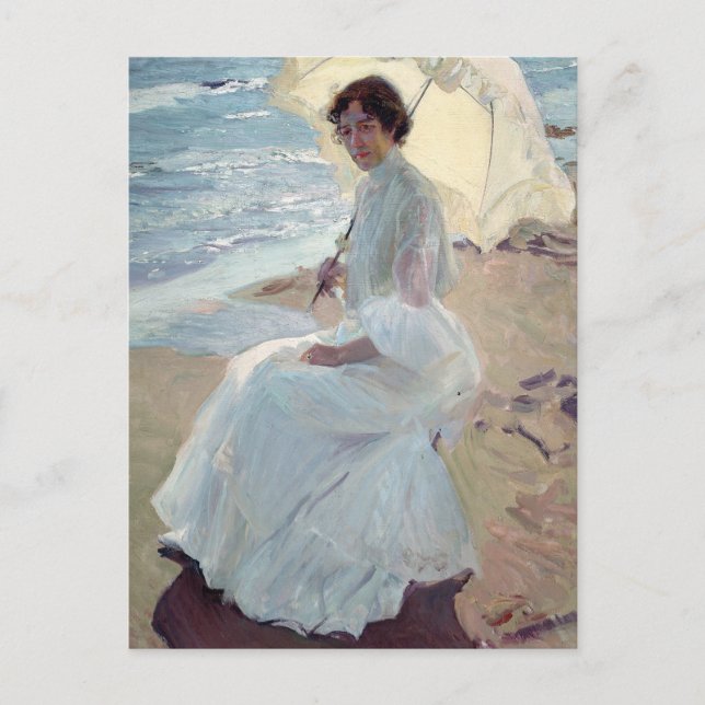 Carte Postale Clotilde sur la plage - Joaquín Sorolla (Devant)