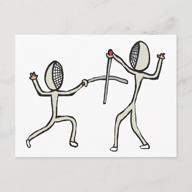 Carte Postale Clôture (Devant)