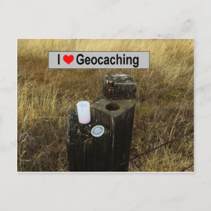 Carte Postale Clôture : Géocaching