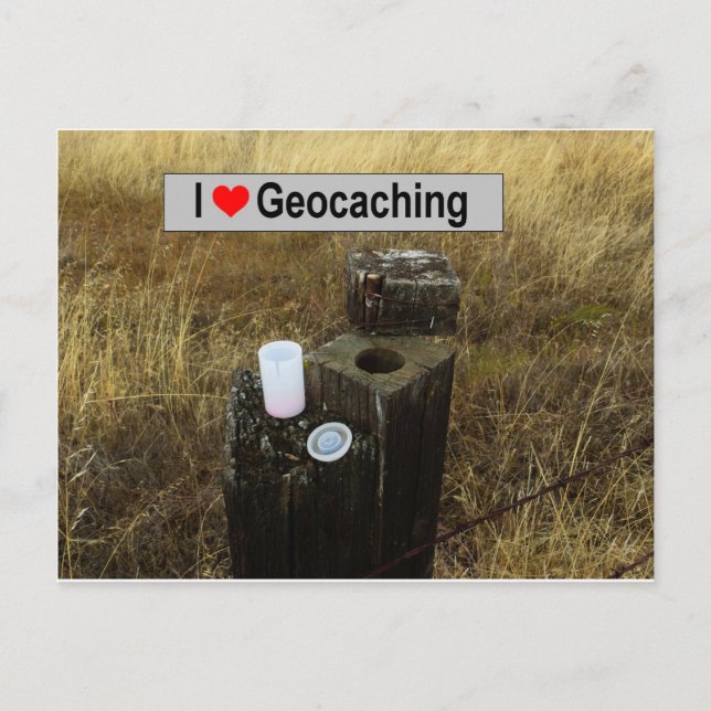 Carte Postale Clôture : Géocaching (Devant)