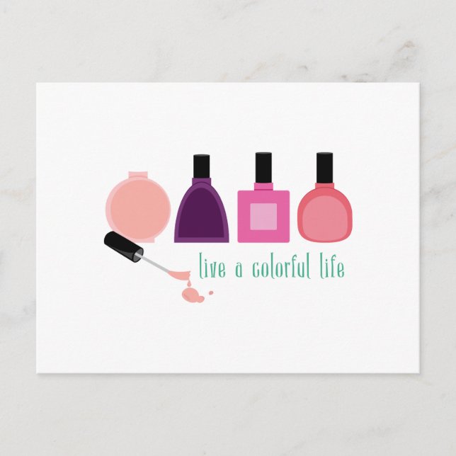 Carte Postale Clou de vie coloré polonais (Devant)