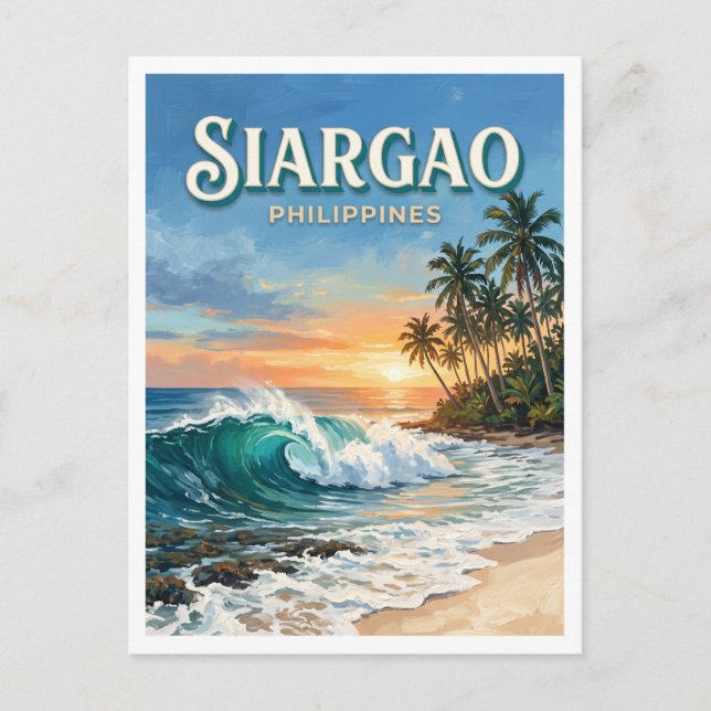 Carte Postale Cloud 9 General Luna Philippines (Devant)