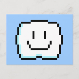 Carte Postale Cloud Pixel mignon