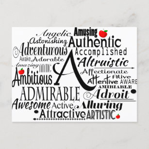 Adjectif Cartes Postales Pas De Quantite Minimum Zazzle