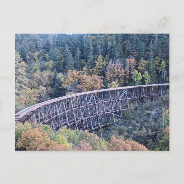 Carte Postale Cloudcroft New Mexico Forest Trestle bridge (Devant)