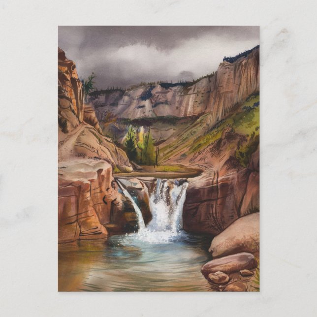 Carte Postale Cloudland Canyon State Park Nuageux (Devant)