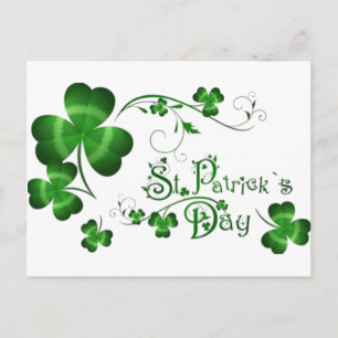 Carte Postale Clover de la Saint-Patricks