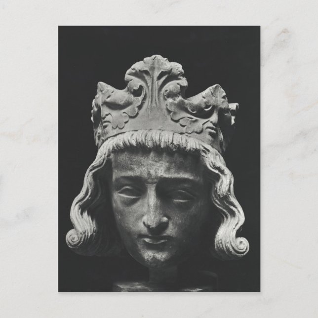 Carte Postale Clovis II, Franc mérovingien (Devant)