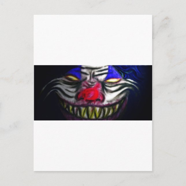 Carte Postale Clowm déplaisant (Devant)