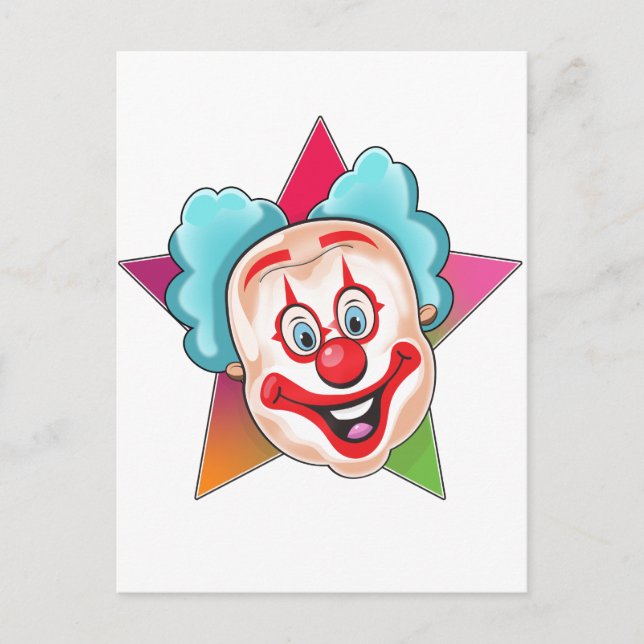 Carte Postale Clown (Devant)