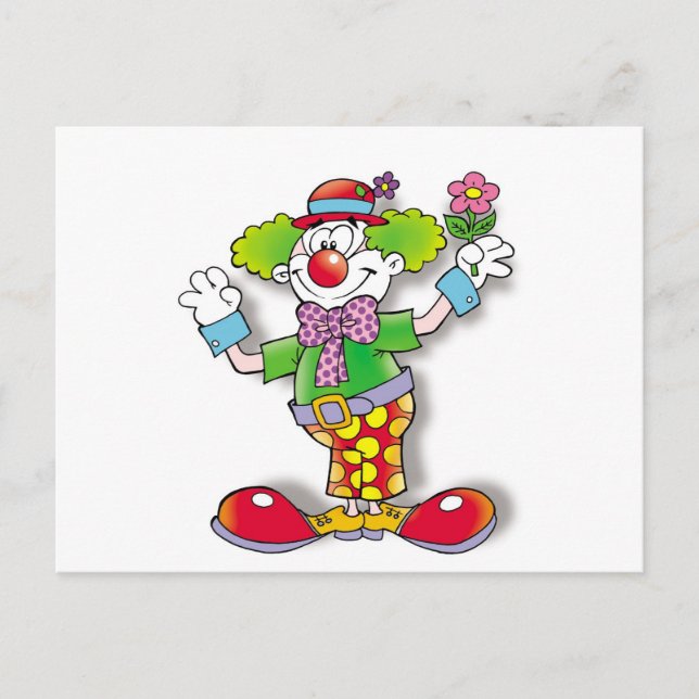Carte Postale Clown (Devant)