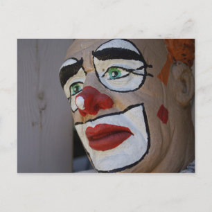 Carte Postale Clown au regard triste