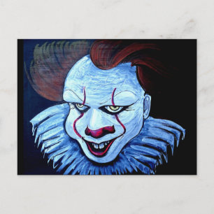 Carte Postale Clown : Maléfique