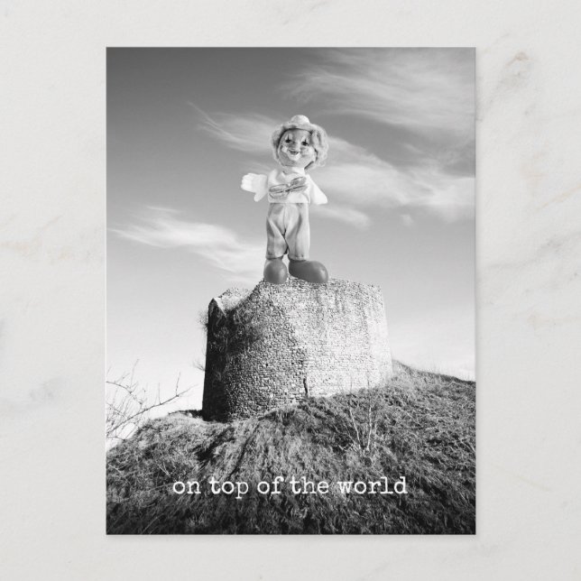 Carte Postale Clown on top of the world (Devant)
