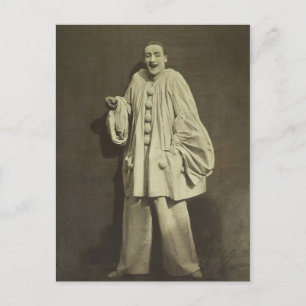 Carte Postale Clown Pierrot vintage