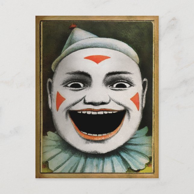 Carte Postale Clown rétro (Devant)