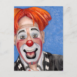 Carte Postale Clown Ryan Combs